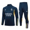 Real Madrid Trainings Sweatshirt Quarter-zip 2023-24 Grijze - Heren